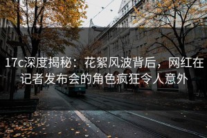 17c深度揭秘：花絮风波背后，网红在记者发布会的角色疯狂令人意外